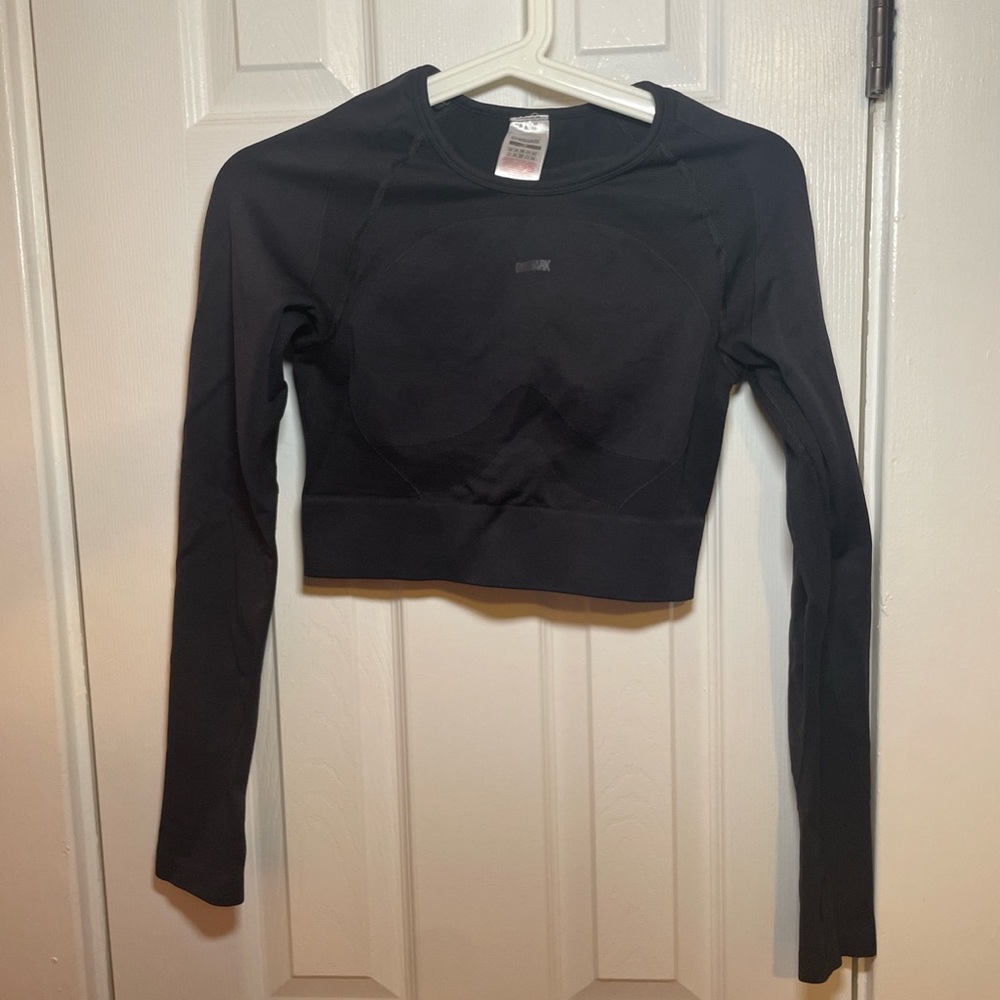 Gymshark long sleeve crop top